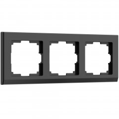 WERKEL Stark WL04-Frame-03-black / Рамка на 3  поста (черный) a029216 W0031808