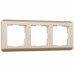 WERKEL Stream WL12-Frame-03 / Рамка на 3 поста  (шампань) a034613 W0032111