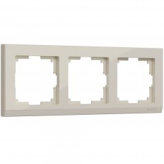 WERKEL Stark WL04-Frame-03-ivory / Рамка на 3 поста (слоновая кость) a028943 W0031803