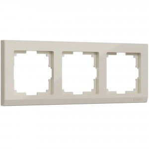 WERKEL Stark WL04-Frame-03-ivory / Рамка на 3 поста (слоновая кость) a028943 W0031803