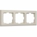 WERKEL Stark WL04-Frame-03-ivory / Рамка на 3 поста (слоновая кость) a028943 W0031803
