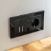 WERKEL Favorit WL01-Frame-02 / Рамка на 2 поста (черный) a031798 W0021108