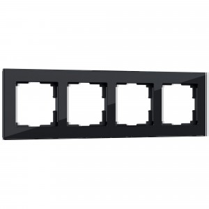 WERKEL Favorit WL01-Frame-04 / Рамка на 4 поста (черный) a031800 W0041108