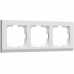 WERKEL Stark WL04-Frame-03-white / Рамка на 3 поста (белый) a028923 W0031801