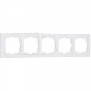 WERKEL Snabb basic WL03-Frame-05/ Рамка на 5 постов (белый, basic) a036629 W0052001