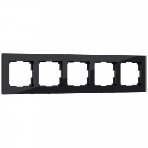 WERKEL Favorit WL01-Frame-05 / Рамка на 5 постов (черный) a031801 W0051108 a051437