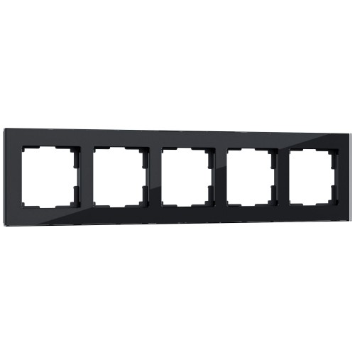WERKEL Favorit WL01-Frame-05 / Рамка на 5 постов (черный) a031801 W0051108 a051437