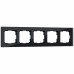 WERKEL Favorit WL01-Frame-05 / Рамка на 5 постов (черный) a031801 W0051108 a051437