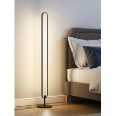 Светильник DZN-4266 BLACK/ЧЕРНЫЙ D200/H1550/1/LED/12W 4000K Minimal Line DZN21-11 (2 кор.=1свет-к)