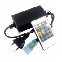 Ecola LED strip 220V RGB IR controller (IP20) 1000W 4,5A для ленты 220V 14x7 IP68 с инфракрасным пул