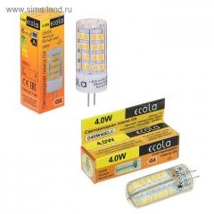 Ecola G4  LED  4,0W Corn Micro 220V 2800K 320° 43x15