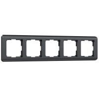 WERKEL Stream WL12-Frame-05/ Рамка на 5 постов  (графит) a046319 W0052104