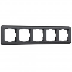 WERKEL Stream WL12-Frame-05/ Рамка на 5 постов  (графит) a046319 W0052104