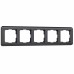 WERKEL Stream WL12-Frame-05/ Рамка на 5 постов  (графит) a046319 W0052104