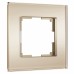 W0013111/ Электроустановочные изделия - Рамка на 1 пост Senso (шампань, стекло soft-touch)