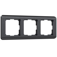 WERKEL Stream WL12-Frame-03 / Рамка на 3 поста  (графит) a046317 W0032104