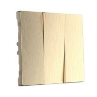 WERKEL WL10-SW-3G-CP/ Набор клавиш для выключателя трехклавишного (Шампань риф.) a037015 W1139010
