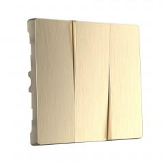 WERKEL WL10-SW-3G-CP/ Набор клавиш для выключателя трехклавишного (Шампань риф.) a037015 W1139010