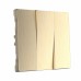 WERKEL WL10-SW-3G-CP/ Набор клавиш для выключателя трехклавишного (Шампань риф.) a037015 W1139010