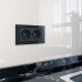 WERKEL WL08-SKG-02-IP20/Розетка двойная с заземлением (черный матовый) a040288 W1172008