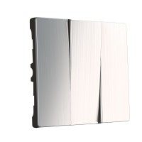 WERKEL WL02-SW-3G-CP/ Набор клавиш для выключателя трехклавишного (глянц. никель) a037021 W1139002