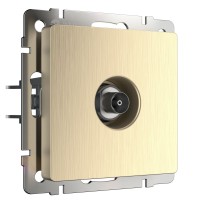 WERKEL WL10-TV / ТВ-розетка оконечная  (шампань рифленый) a035633 W1183010