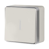 WERKEL WL15-01-04/ Выключатель одноклавишный с подсветкой Gallant (слоновая кость) a036782 W5010103