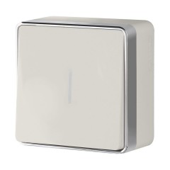 WERKEL WL15-01-04/ Выключатель одноклавишный с подсветкой Gallant (слоновая кость) a036782 W5010103