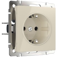 WERKEL WL03-SKG-01-IP20-ivory / Розетка с заземлением (слоновая кость) a028892 W1171003