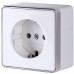 WERKEL WL15-02-01/ Розетка с заземлением Gallant (белая) a036765 W5071001