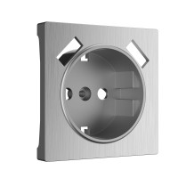 WERKEL WL09-USB-CP/ Накладка  для розетки USB (cеребряный рифленый) a037011 W1179509