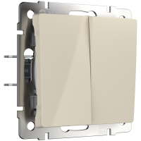 WERKEL WL03-SW-2G-ivory /Выключатель двухклавишный (слоновая кость) a028886 W1120003