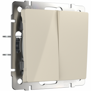 WERKEL WL03-SW-2G-ivory /Выключатель двухклавишный (слоновая кость) a028886 W1120003