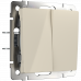 WERKEL WL03-SW-2G-ivory /Выключатель двухклавишный (слоновая кость) a028886 W1120003