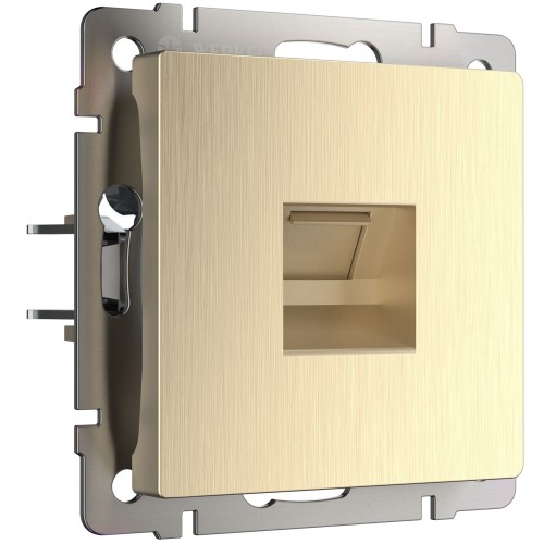 WERKEL WL10-RJ-45 / Розетка Ethernet RJ-45 (шампань рифленый) a035627 W1181010