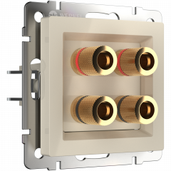WERKEL WL03-AUDIOx4 ivory/ Акустическая розетка (слоновая кость) a030808 W1185003