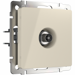 WERKEL WL03-TV-2W-ivory / ТВ розетка проходная  (слоновая кость) a033757 W1184003