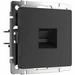 WERKEL Черный матовый WL08-RJ-45/ Розетка Ethernet RJ-45 (черный матовый) a029859