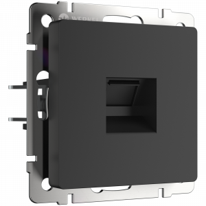 WERKEL Черный матовый WL08-RJ-45/ Розетка Ethernet RJ-45 (черный матовый) a029859