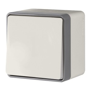 WERKEL WL15-01-02/ Выключатель одноклавишный влагозащищенный Gallant (слоно. кость) a036780 W5010203