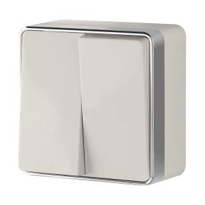 WERKEL WL15-03-01/ Выключатель  двухклавишный  Gallant (слоновая кость) a036776 W5020003
