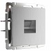 WERKEL WL09-RJ-45 / Розетка Ethernet RJ-45 (cеребряный рифленый) a035647 W1181009