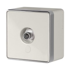 WERKEL WL15-21-01/ ТВ-розетка оконечная  Gallant (слоновая кость) a036787 W5083003