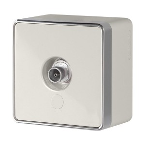 WERKEL WL15-21-01/ ТВ-розетка оконечная  Gallant (слоновая кость) a036787 W5083003