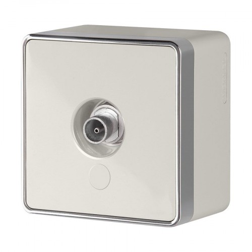 WERKEL WL15-21-01/ ТВ-розетка оконечная  Gallant (слоновая кость) a036787 W5083003