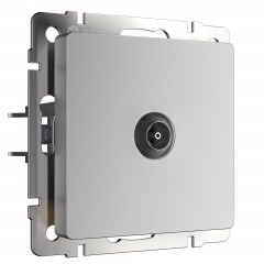 WERKEL WL06-TV-2W/ ТВ-розетка проходная  (серебряный) a033755 W1184006