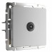WERKEL WL06-TV-2W/ ТВ-розетка проходная  (серебряный) a033755 W1184006