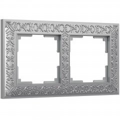 WERKEL WL07-Frame-02/ Рамка на 2 поста (матовый хром) a046426 W0021522