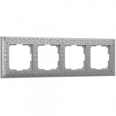 WERKEL WL07-Frame-04/ Рамка на 4 поста (матовый хром) a046428 W0041522