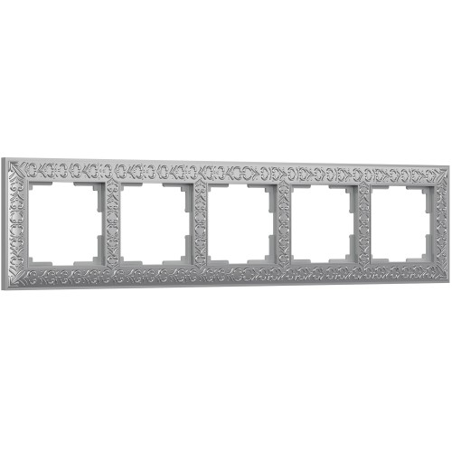 WERKEL WL07-Frame-05/ Рамка на 5 постов (матовый хром) a046429 W0051522